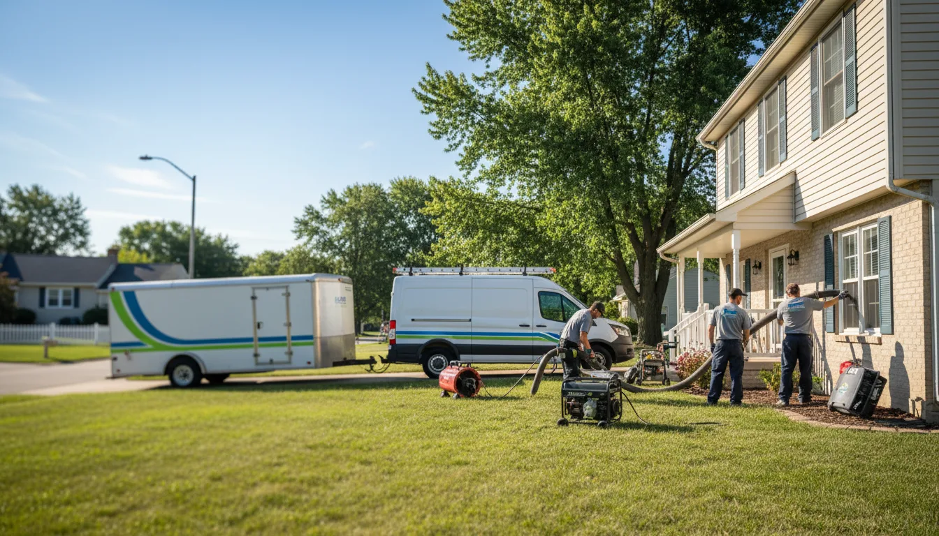 Flooded Basement Restoration And Cleanup With Repair in Cottage Grove, WI near me